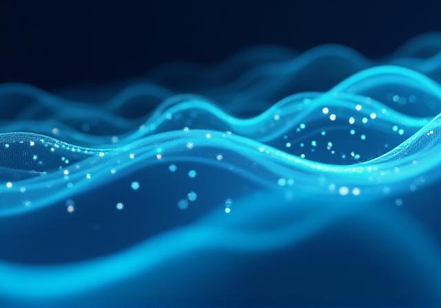 Abstract representation of financial market cycles and waves